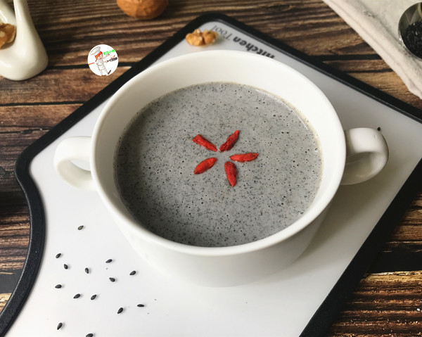 豆浆桃仁芝麻糊