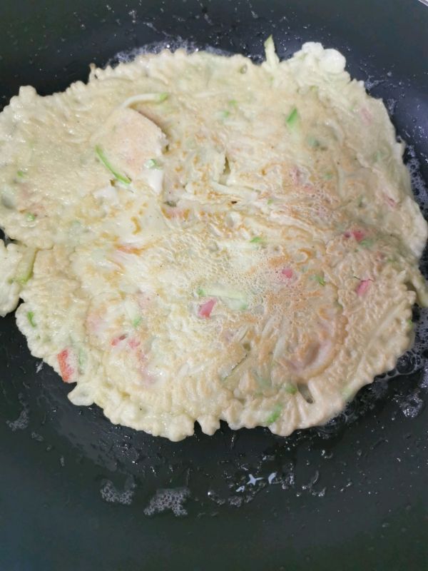 西葫芦火腿蛋饼