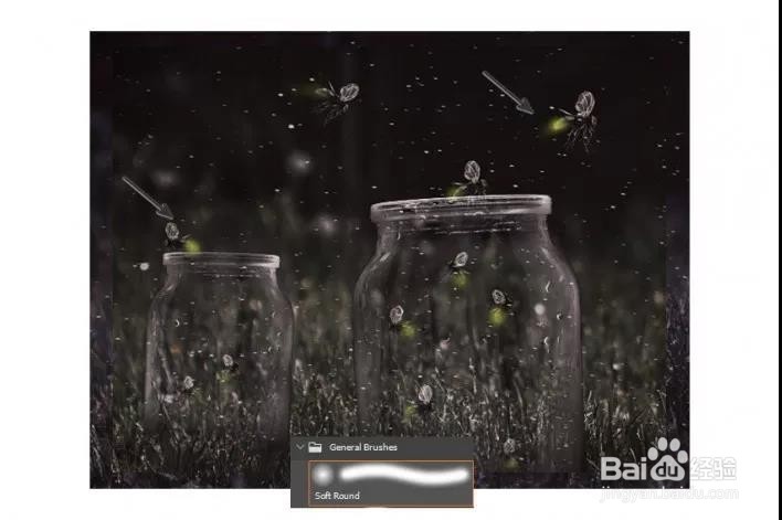 如何用PS制作出萤火虫场景(二)