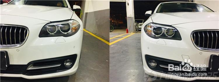 东莞改灯作品 进口宝马5系大灯改装PDK LED大灯