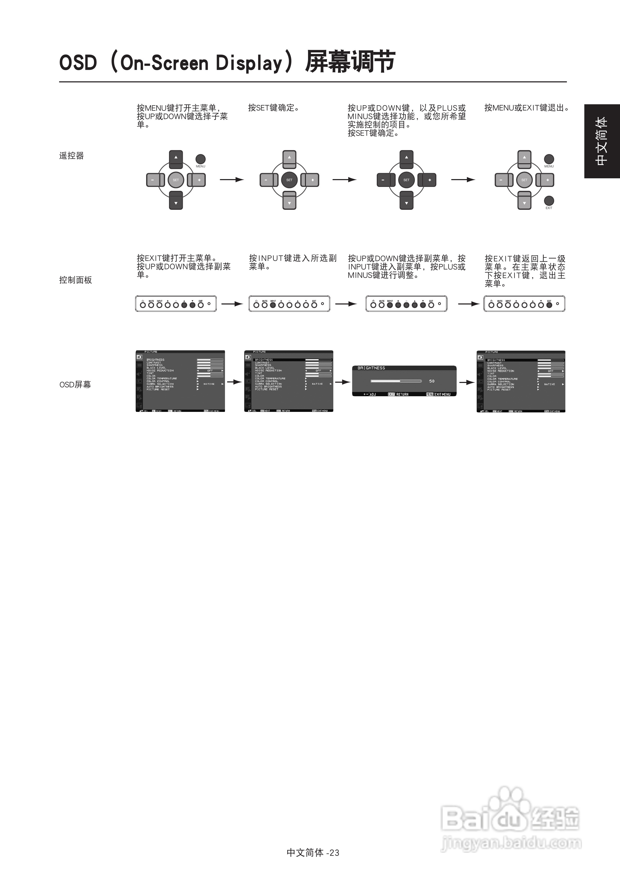 三菱MDT421S液晶显示器说明书:[3]