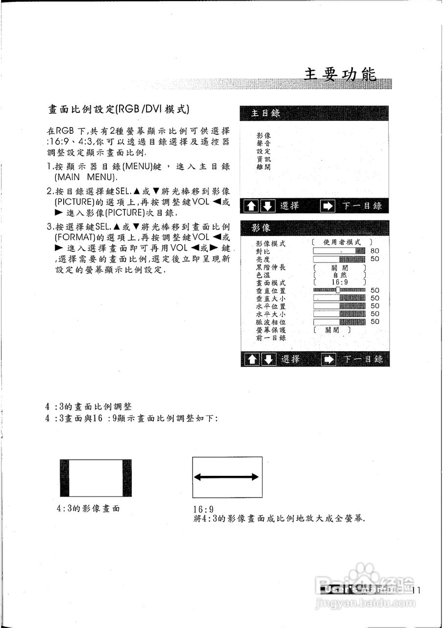 声宝PM-42V22型多媒体电视显示器说明书:[2]