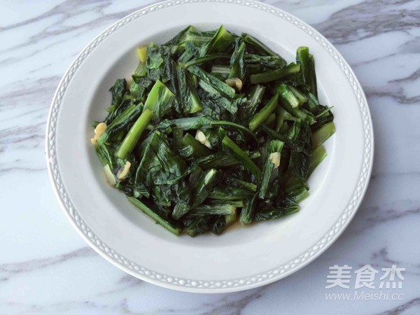 素炒油麦菜的做法