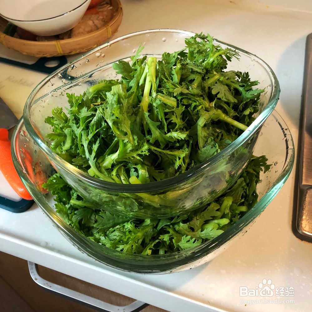 就该这样做粉蒸茼蒿