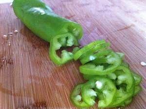 家常菜（尖椒豆腐皮）