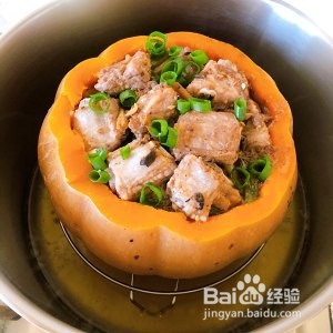 怎么做美味的排骨南瓜盅