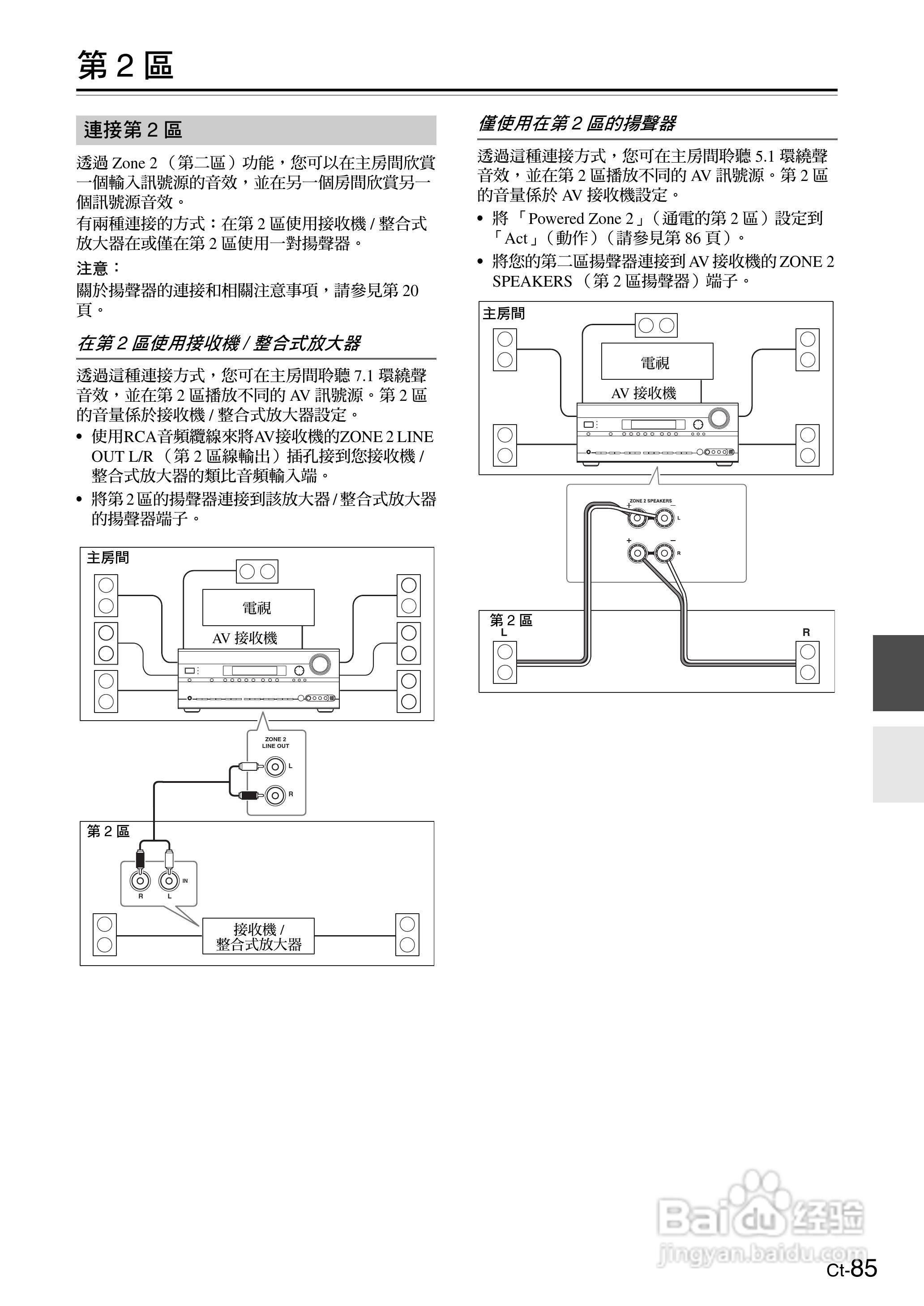 安桥TX-SR605型影音扩大机使用说明书:[9]