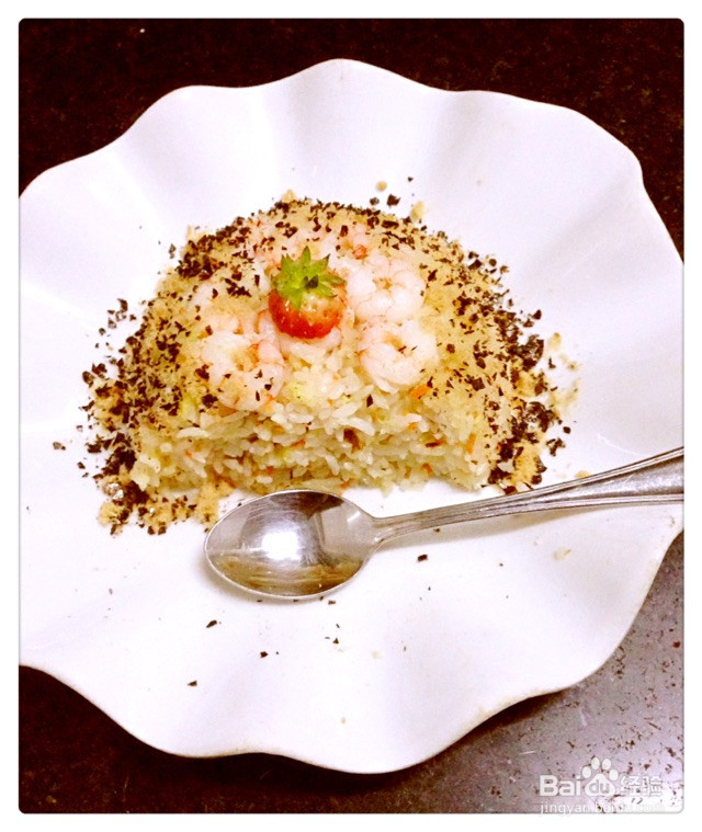 饭海苔虾仁的做法