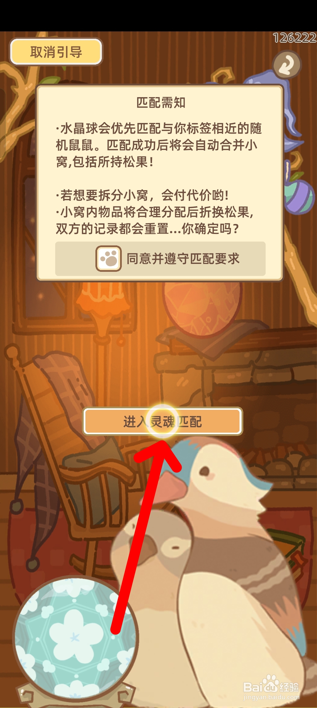 鼹鼠同行之森林之家如何进行灵魂匹配组窝
