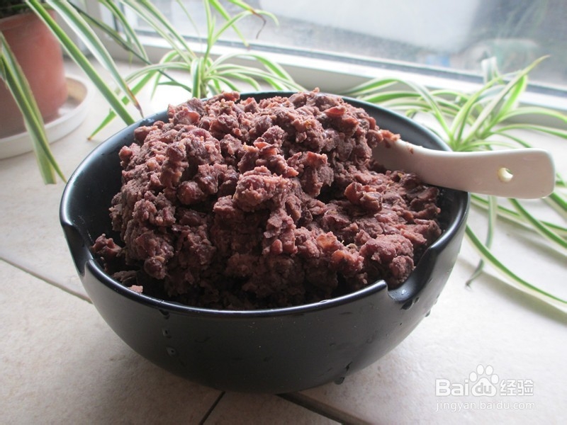 糗豆馅的简易方法