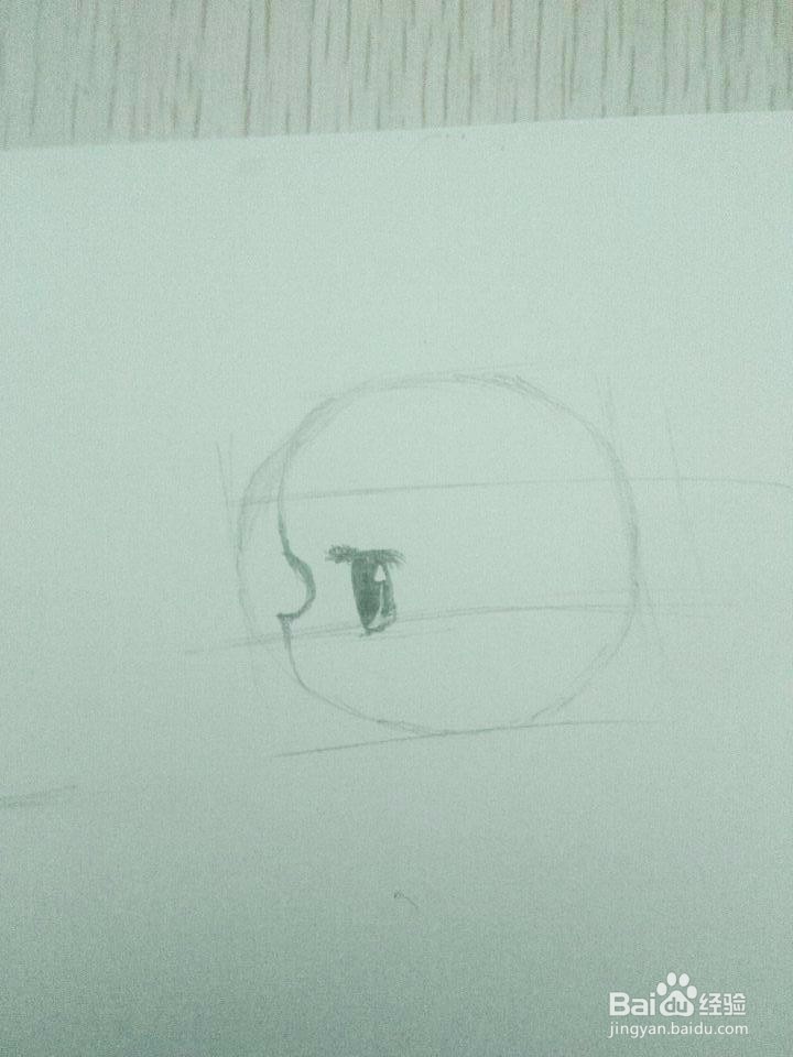 如何描绘动漫人物的侧脸