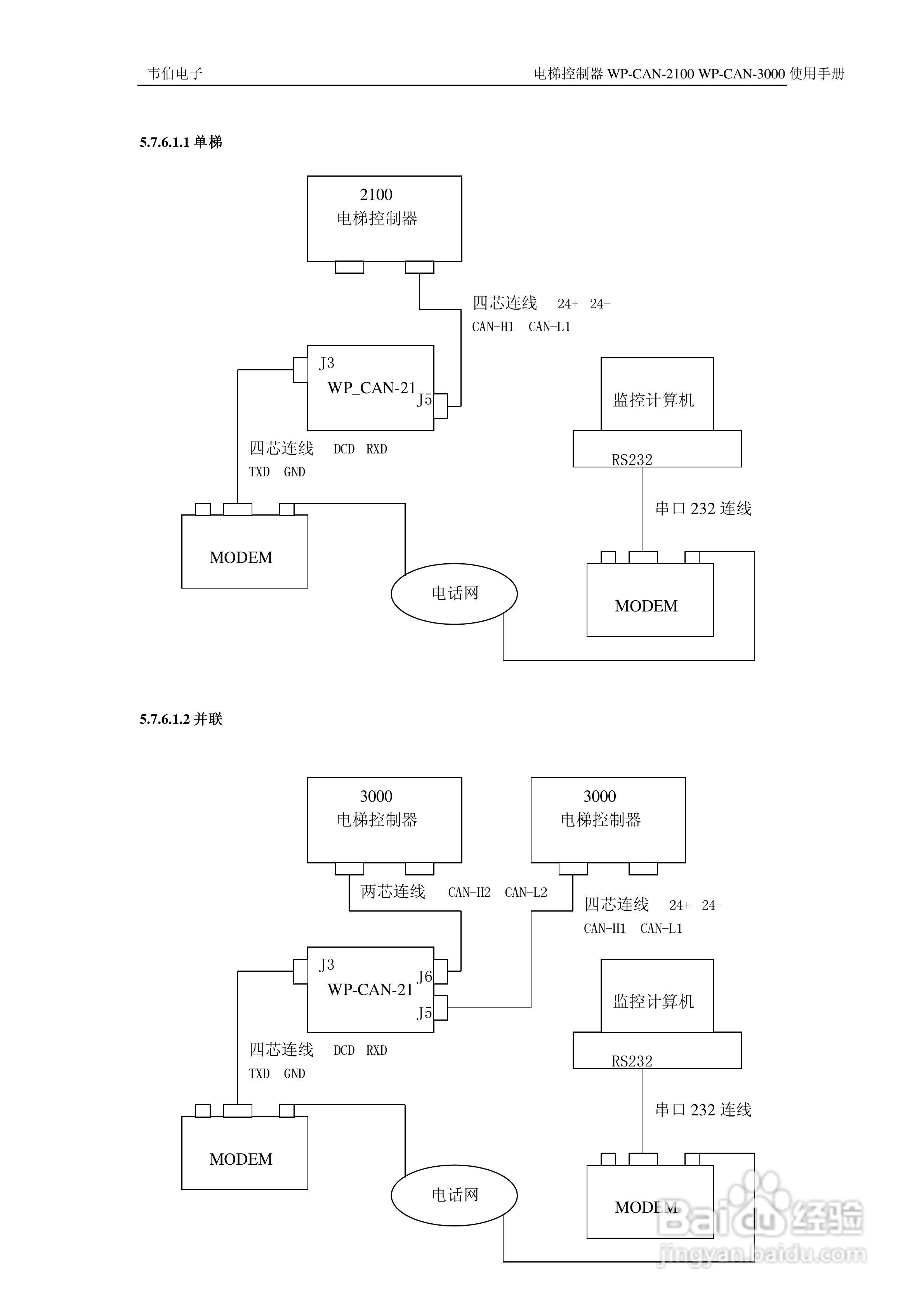 无锡中秀WP-CAN-2100/WP-CAN-3000电梯控制器205E用户:[5]