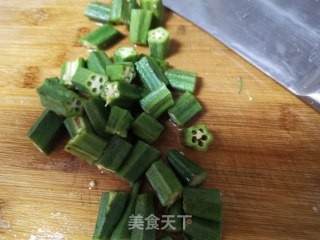 蒜蓉西兰花炒秋葵