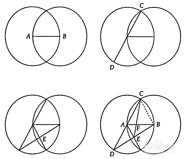 如何用尺规作出线段的三等分点
