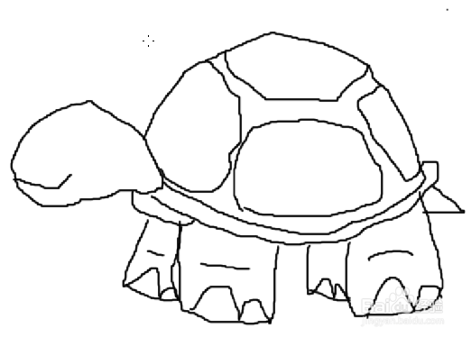 用firework的画刷工具画一个乌龟