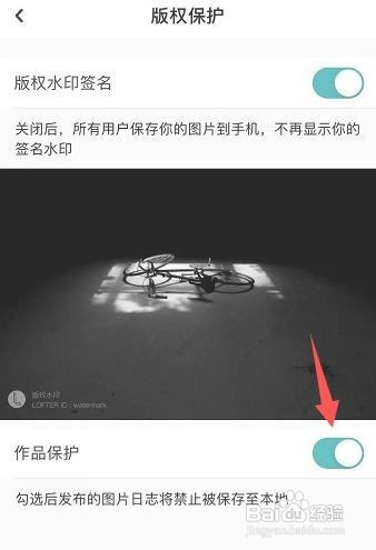 LOFTER怎么开启作品保护