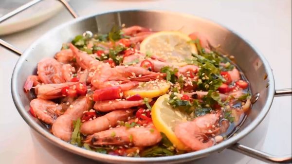 酸辣加拿大北极虾