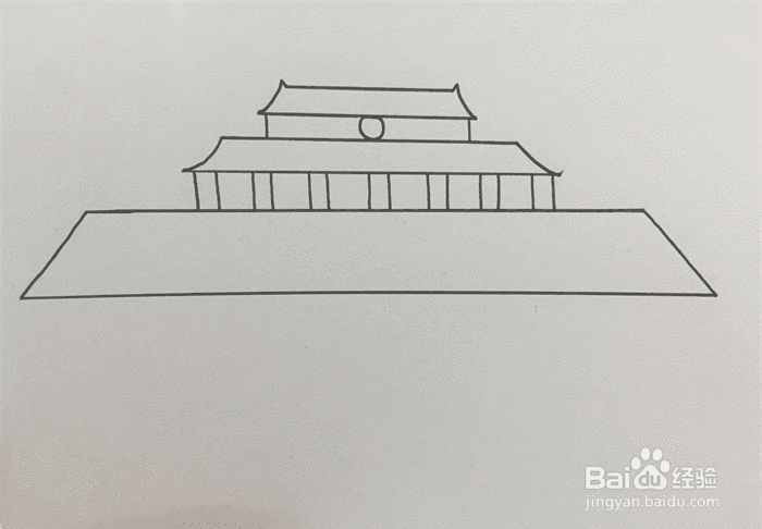 天安门简笔画