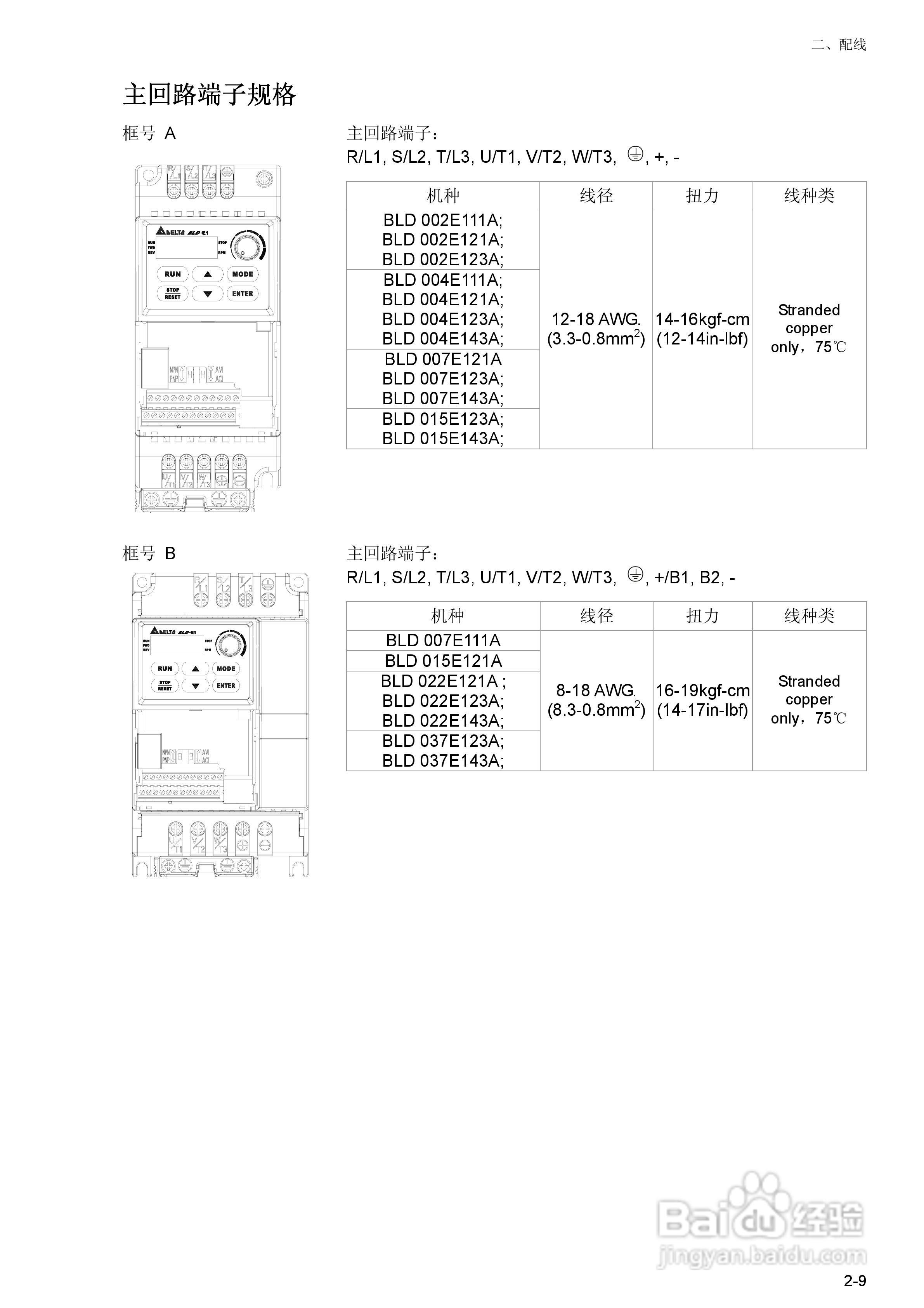 台达BLD-E1直流无刷马达驱动器使用手册:[3]