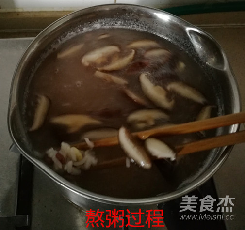 香菇红豆玉米粥
