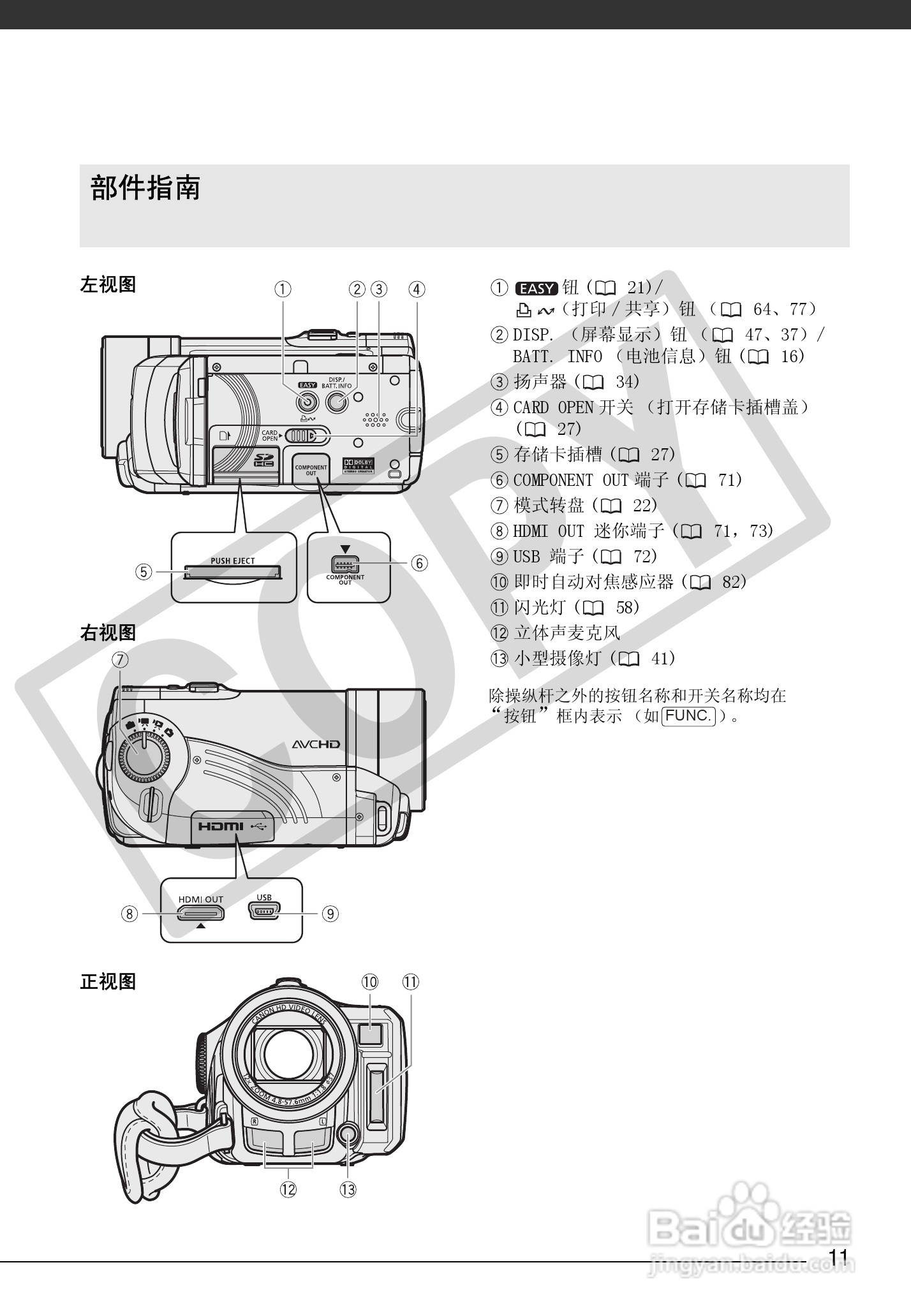 佳能HF100数码摄像机使用说明书:[2]