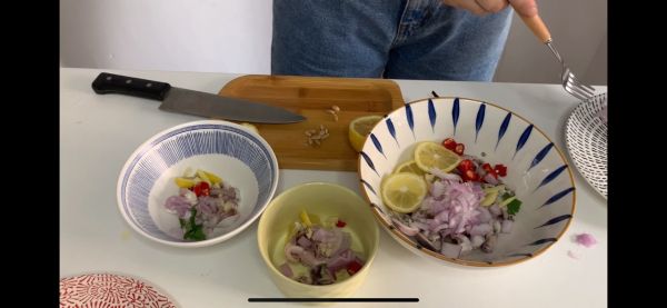 凉拌酸辣八爪鱼