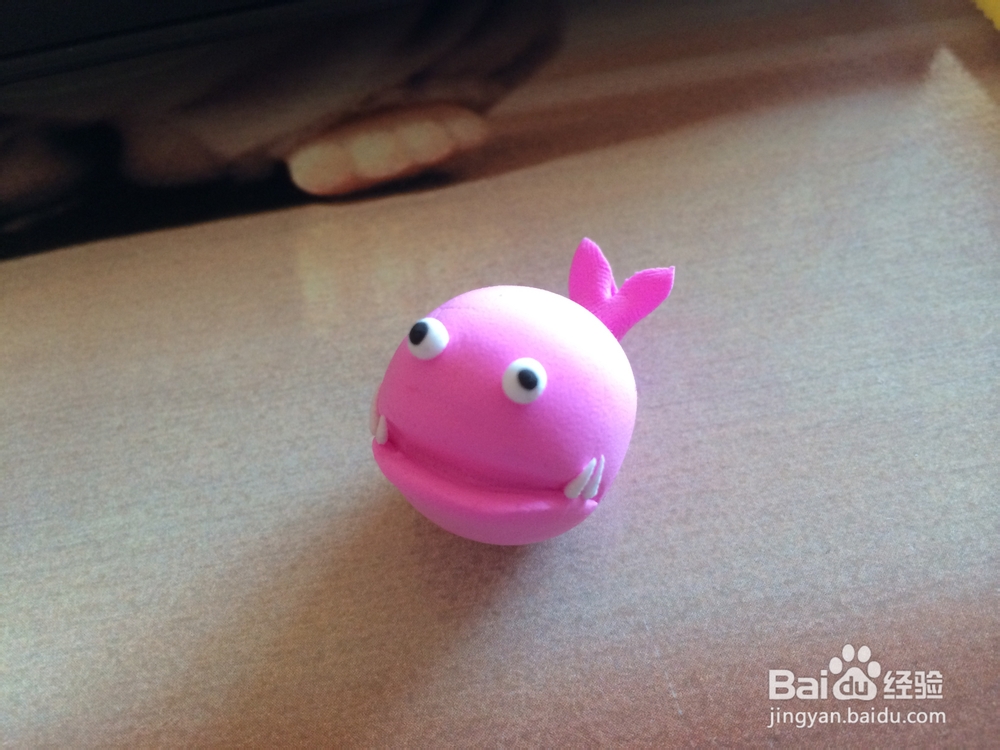 保卫萝卜纸粘土手工：[5]大鲸鱼