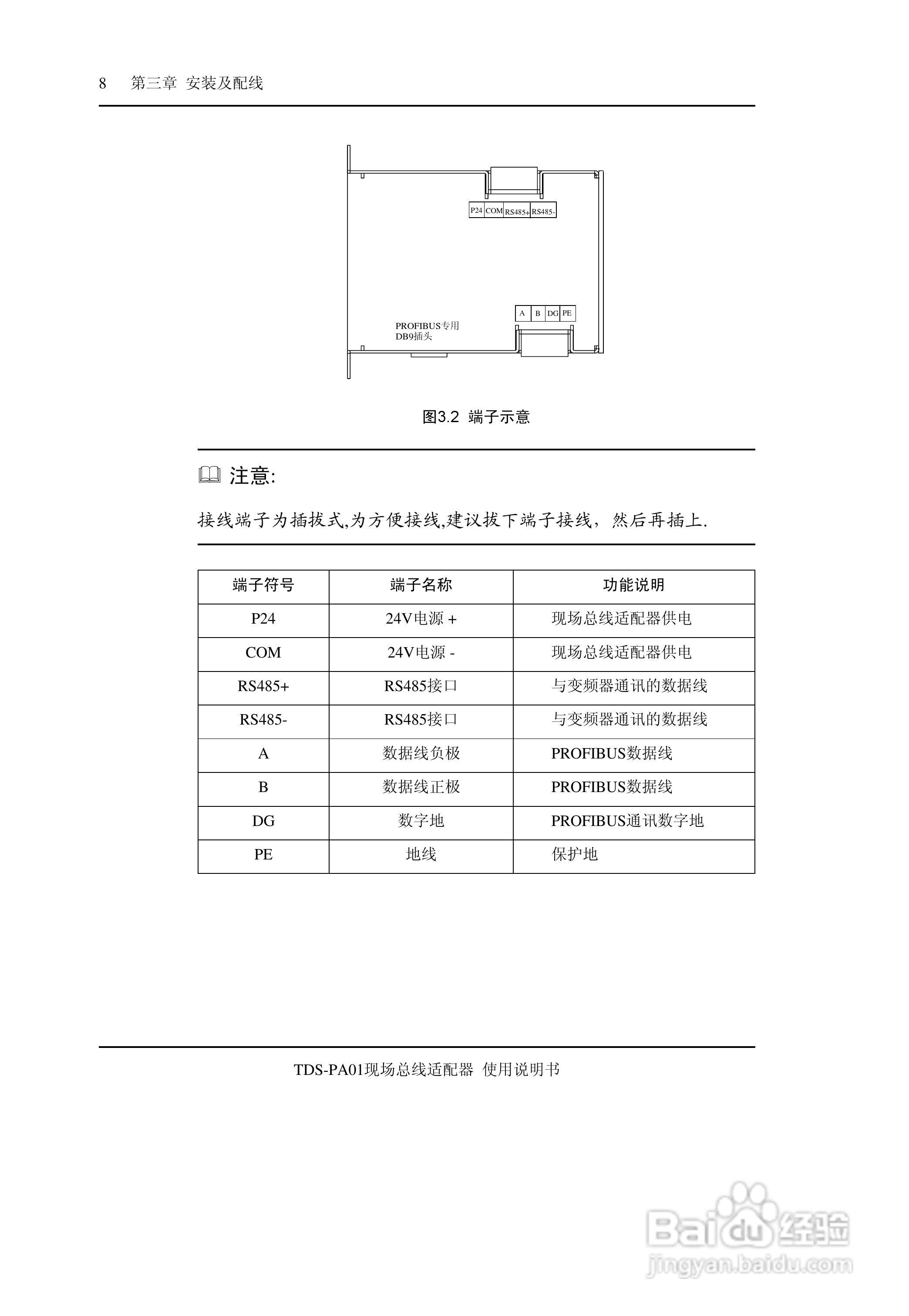 TDS-PA01现场总线适配器使用说明书:[2]