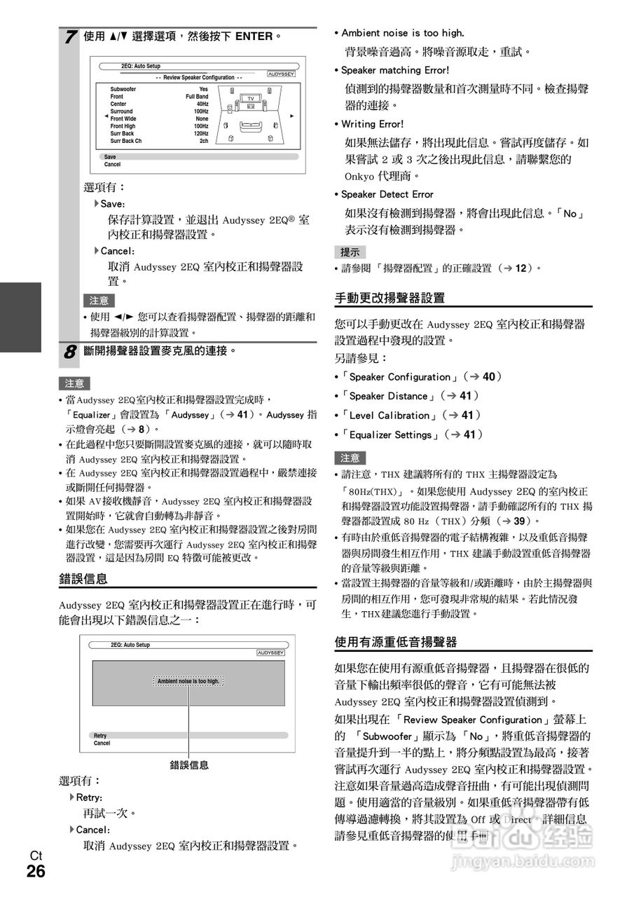 ONKYO AV接收机TX-SR608使用手册:[3]