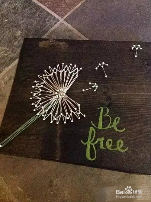 毛线手工，创意装饰画