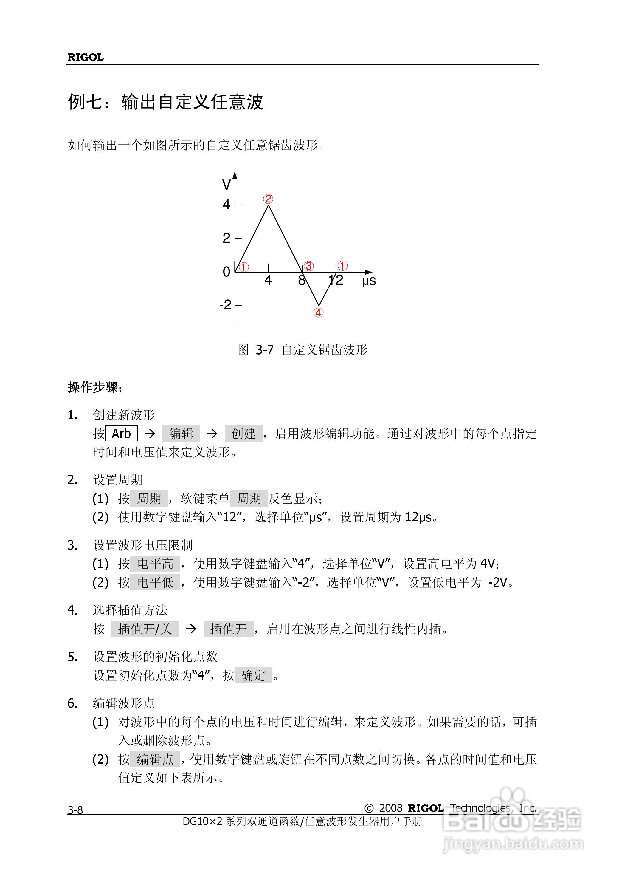 DG1012函数/任意波形发生器使用说明书:[11]