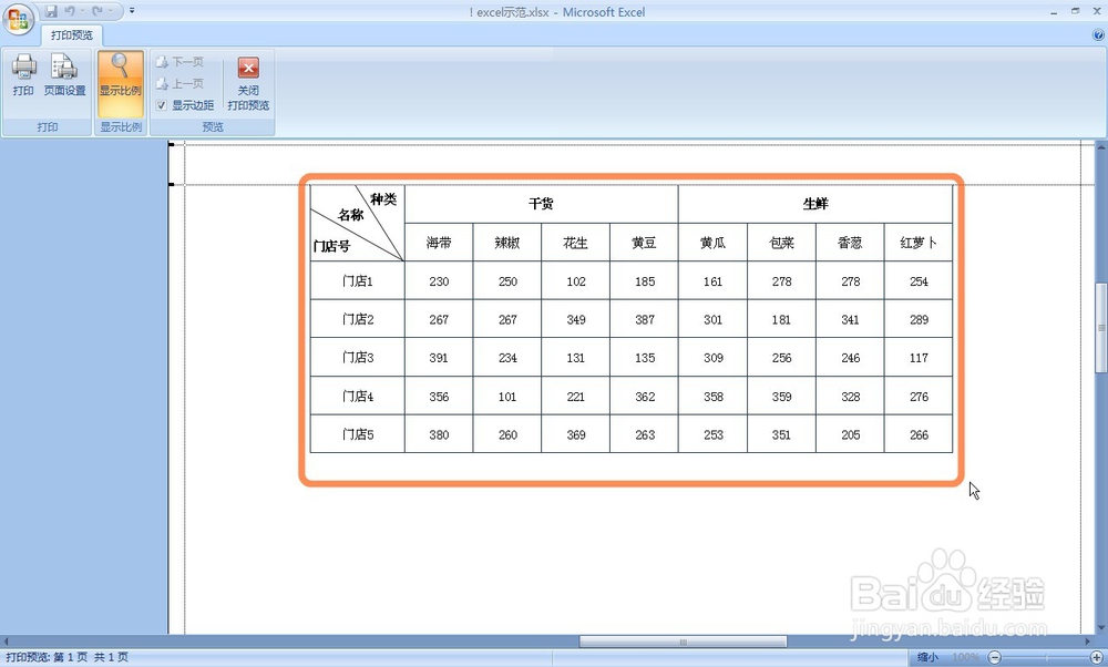 Excel表格如何居中打印，怎样让表格居中打印