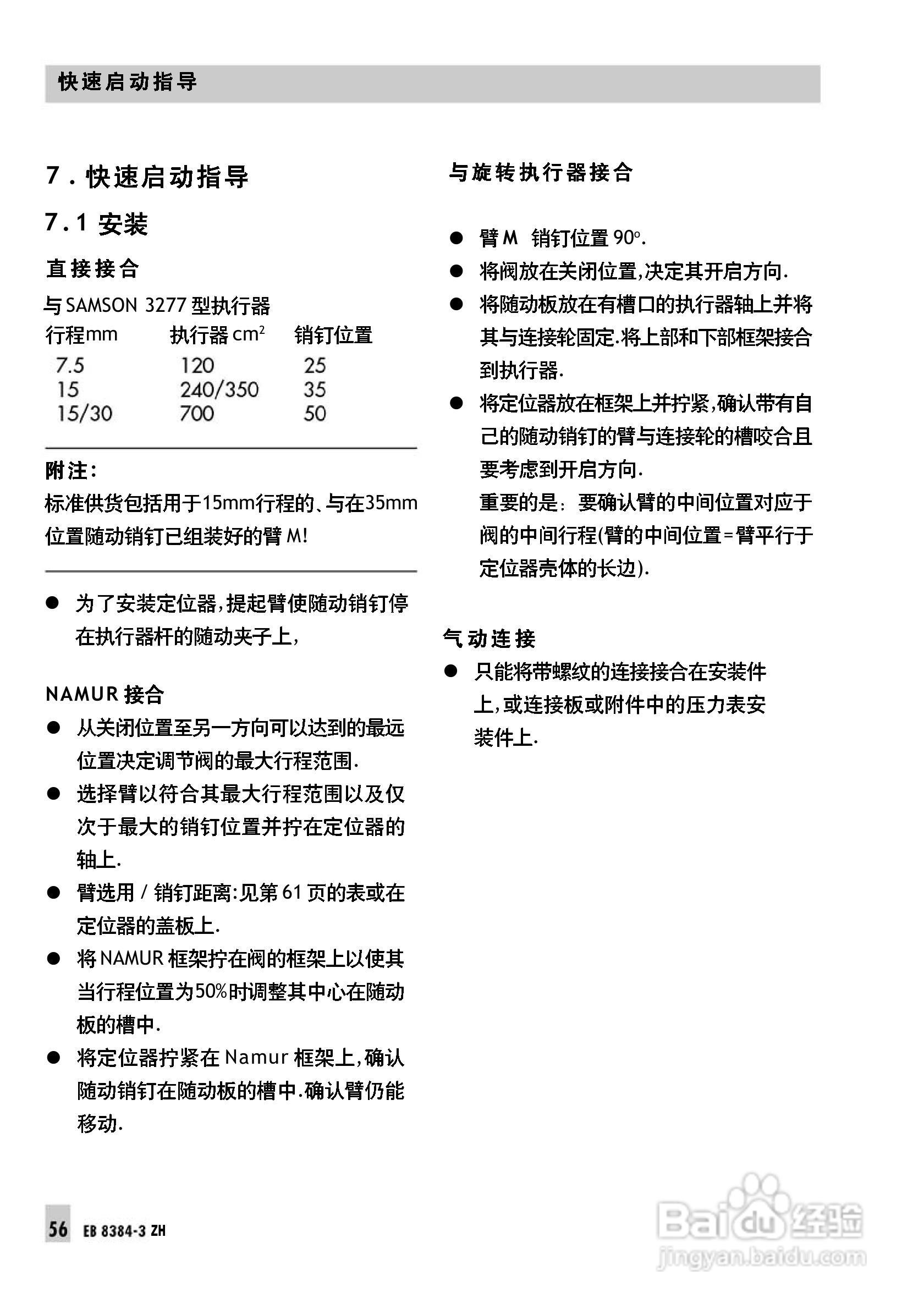 Samson 3730型阀门定位器中文安装维修手册:[6]