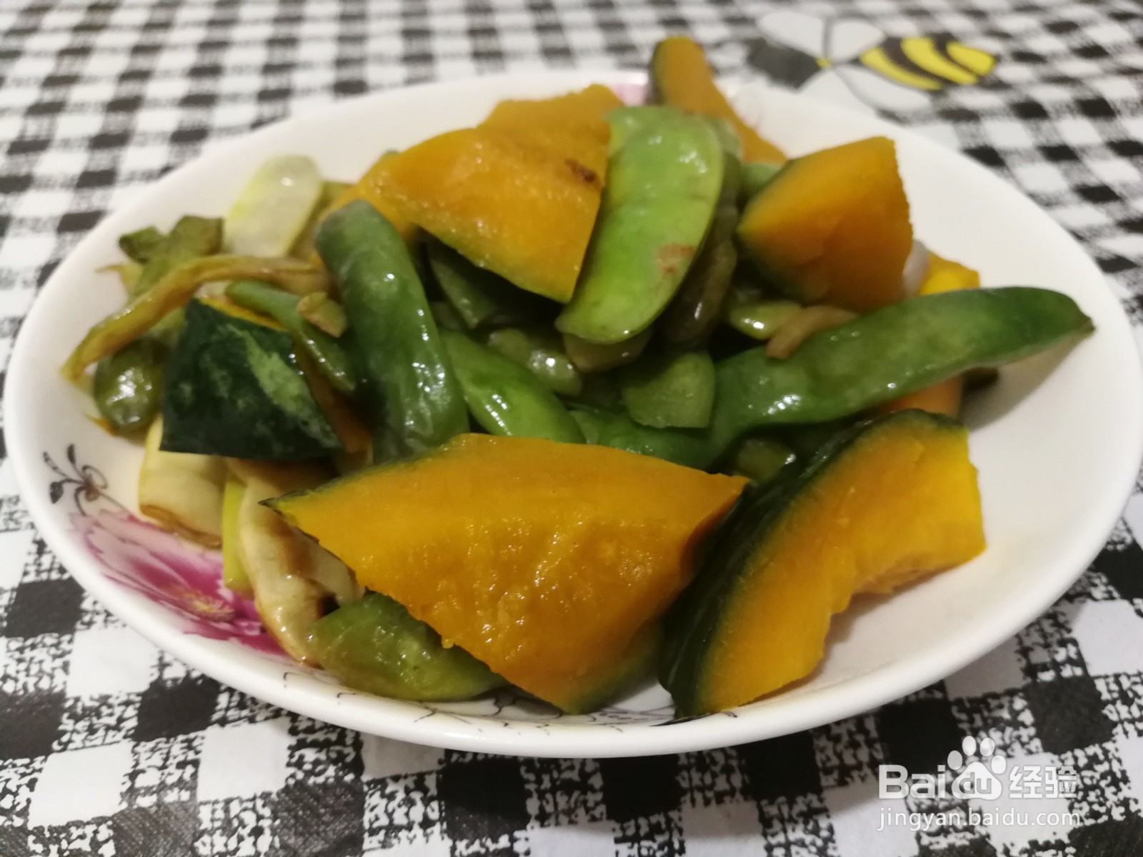 豆角炖窝瓜的做法