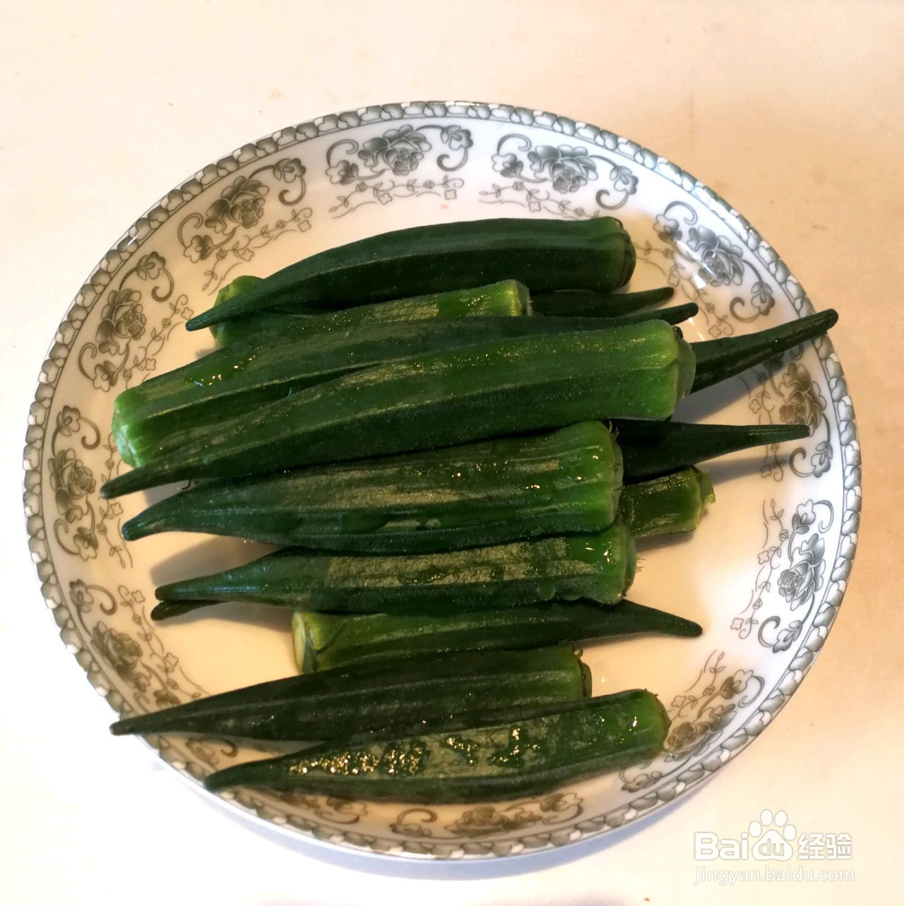 凉拌秋葵的做法