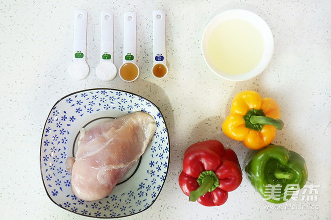 彩椒鸡丝的做法