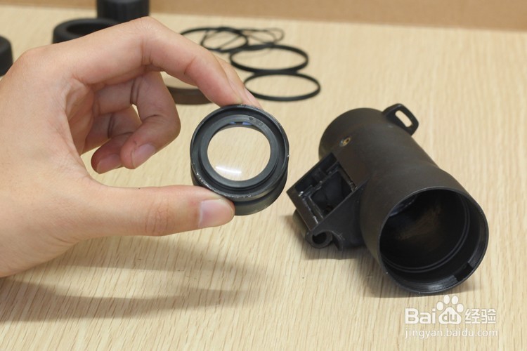 屋脊结构双筒望远镜拆解图望远镜结构图