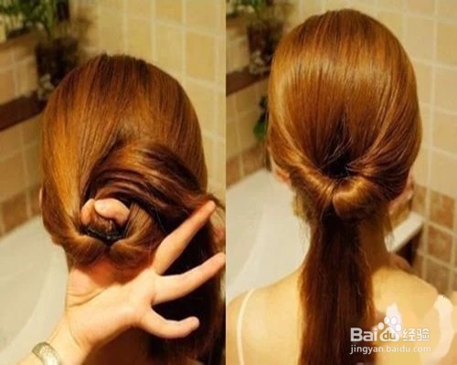 女孩的怎样盘发好看又简单?