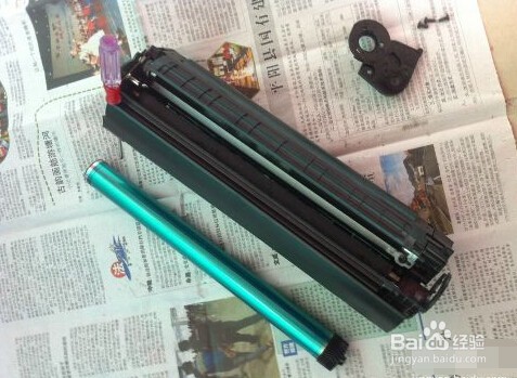 惠普1005c打印机加墨教程