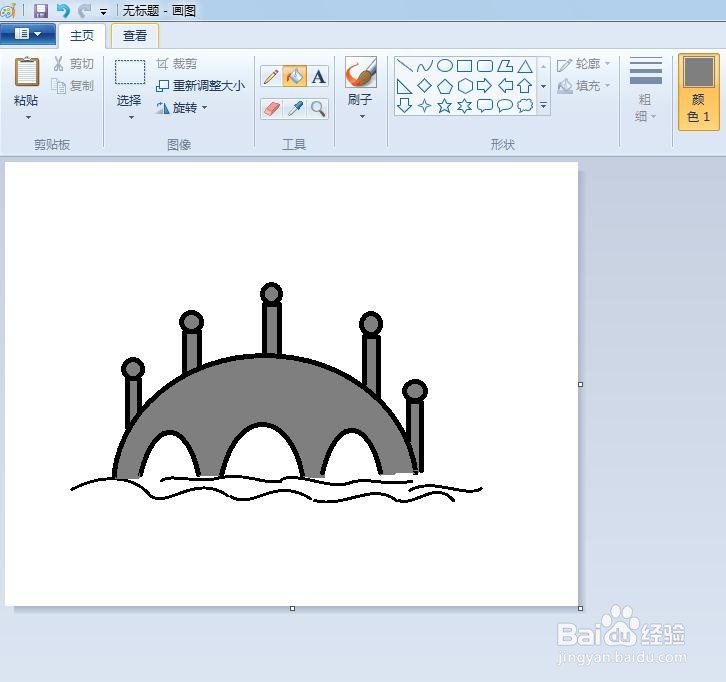 小桥怎么画简单又好看