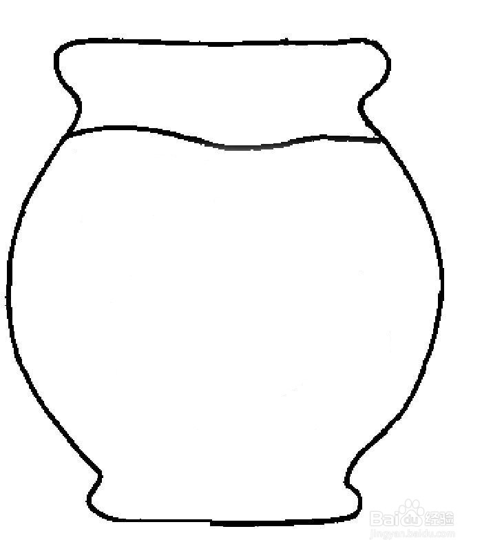 简笔画-鱼缸怎么画