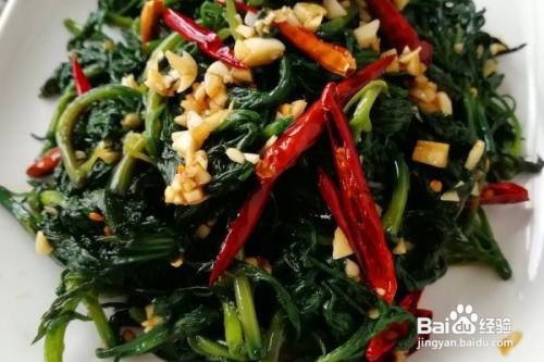 野菜椒蒿的吃法