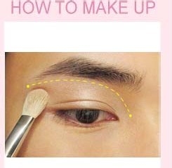 单眼皮内双大眼妆 韩系小烟熏教程