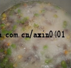 腊肠玉米青豆饭