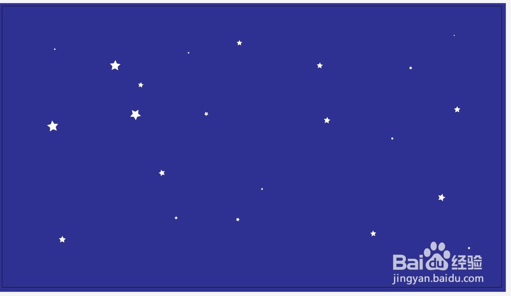 Illustrator如何绘制星空背景的教程