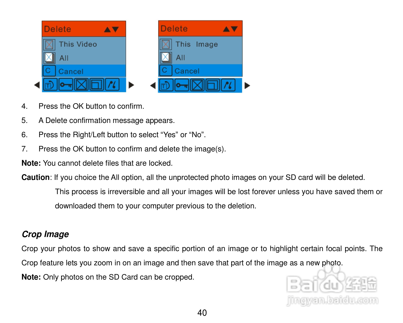 威达ViviCam 8027数码相机使用说明书:[5]