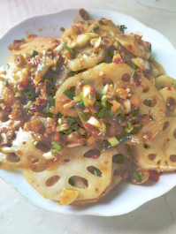 凉拌莲藕的制作方法
