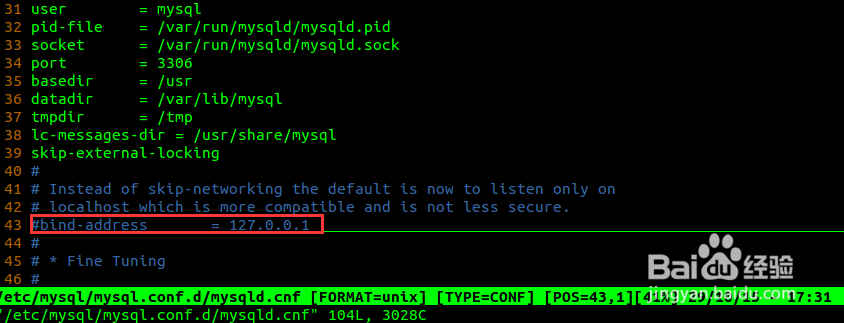 在Windows环境下访问linux中MySQL数据库的配置