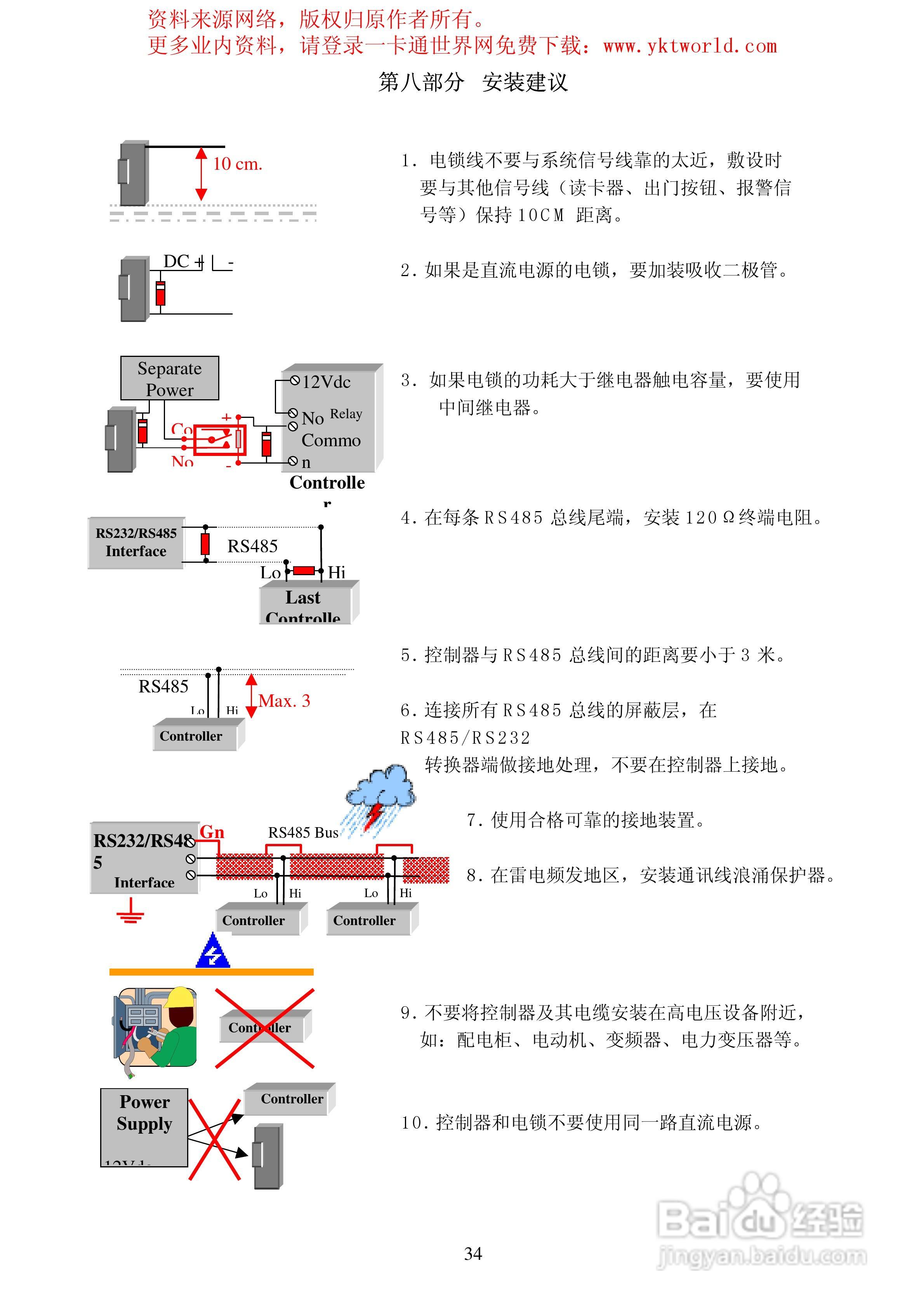 DS门禁控制器安装手册:[4]