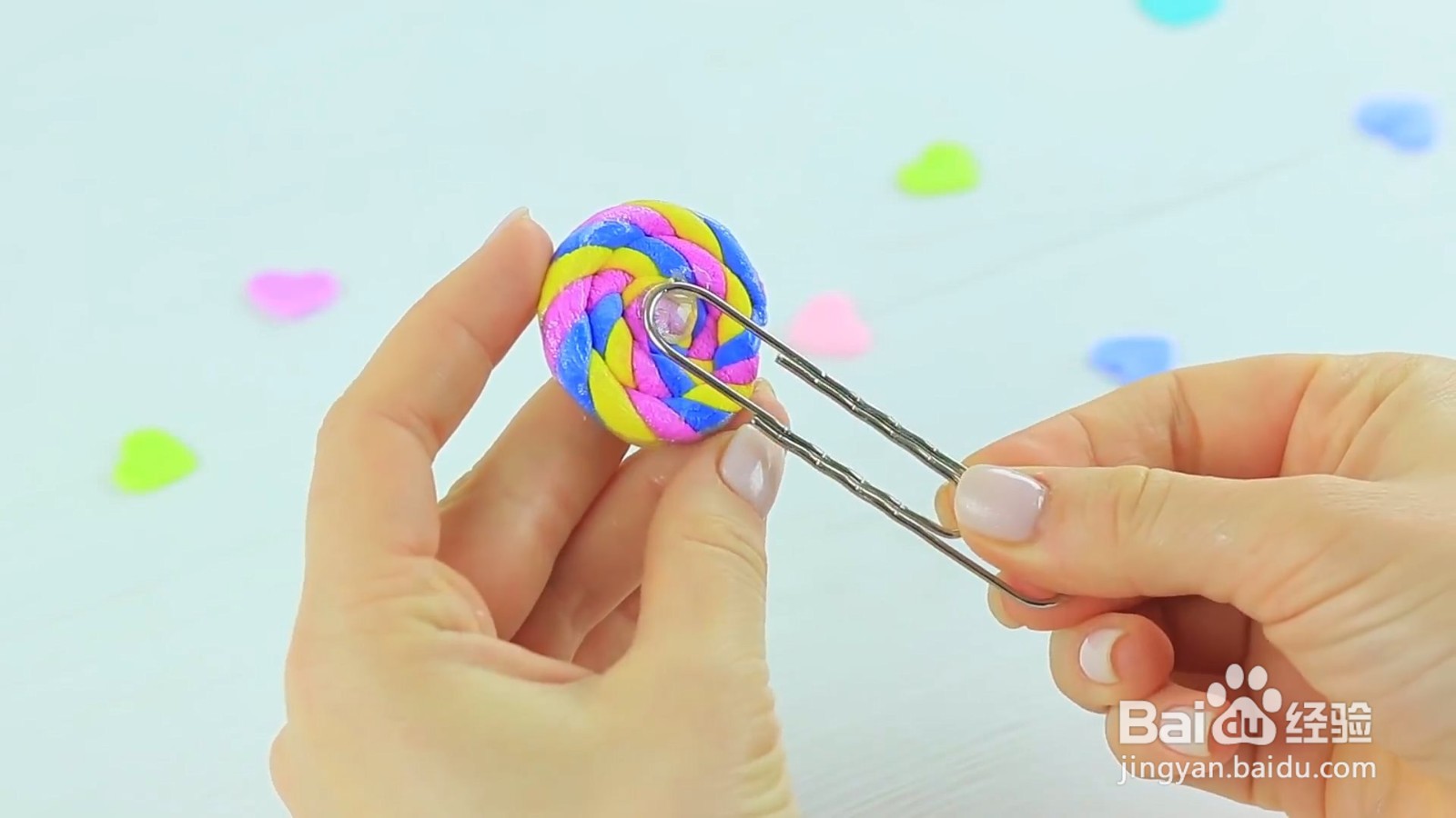 怎么DIY棒棒糖造型的回形针
